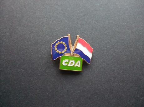 CDA politieke partij Europese verkiezingen vlag